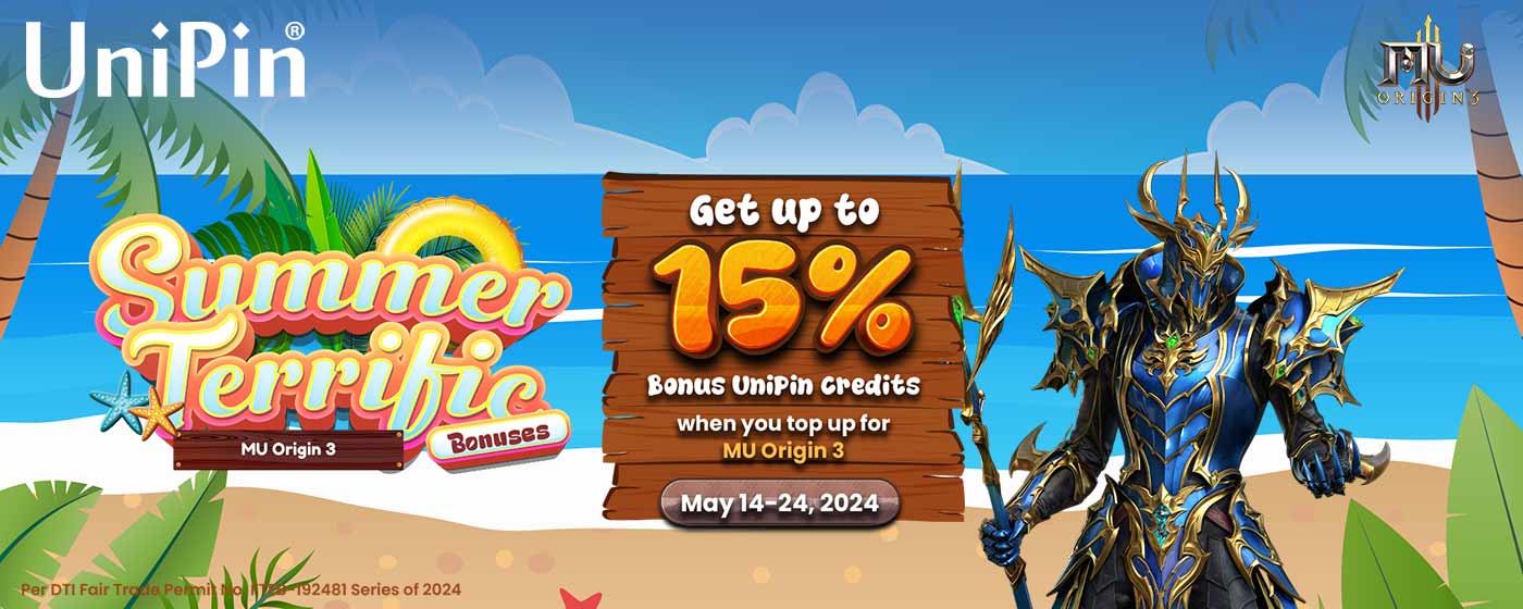 Summer Terrific Bonuses: MU Origin 3 (PH)